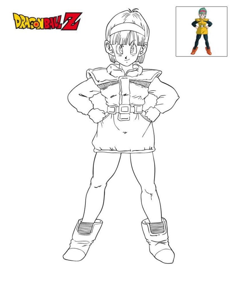 Desenhos de Dragon Ball Z para colorir. Imprimir em formato A4
