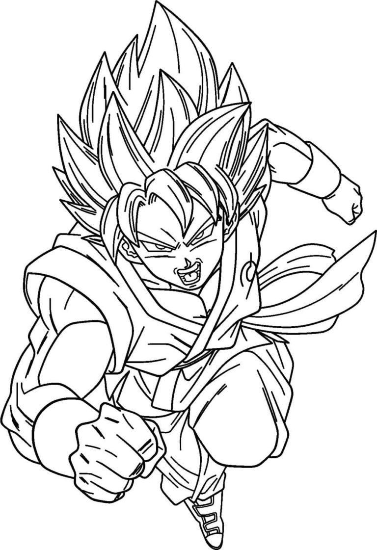 Dragon Ball Z Coloring Pages. Free printable Coloring pages
