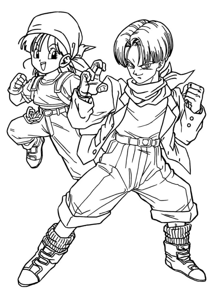 Dibujos de Dragon Ball Z para Colorear en wonder-day.com