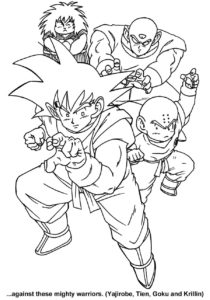 Dragon Ball Z Free Coloring Pages - Watkins Upre1988