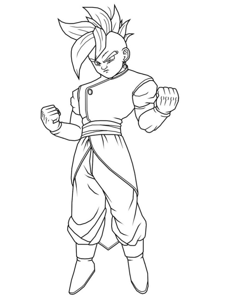 Cool Dragon Ball Z Coloring Pages PDF - Coloringfolder.com