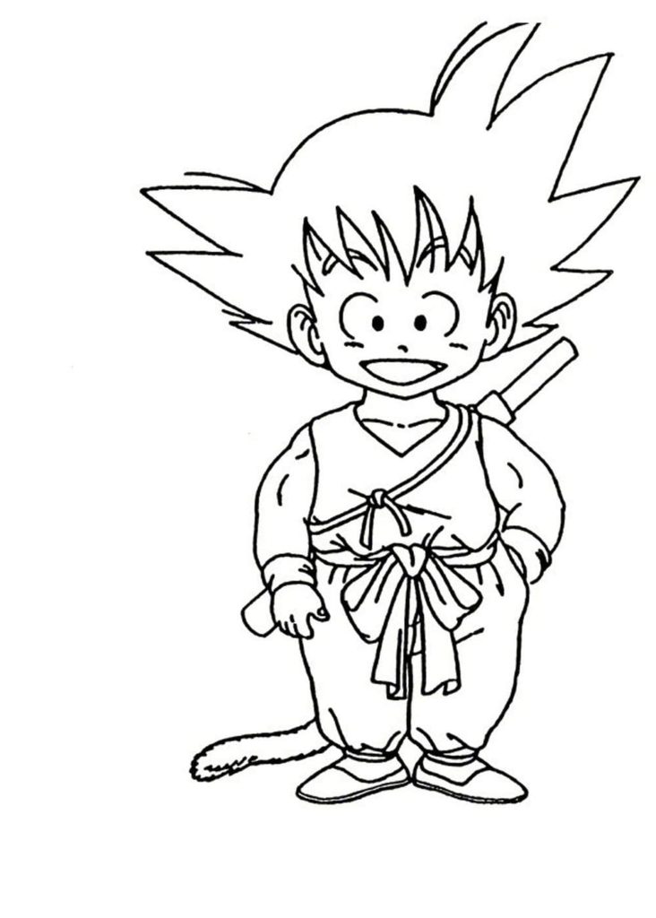 40 desenhos de Dragon Ball Z para colorir, pintar, imprimir grátis! Dragon  Ball Z moldes e riscos