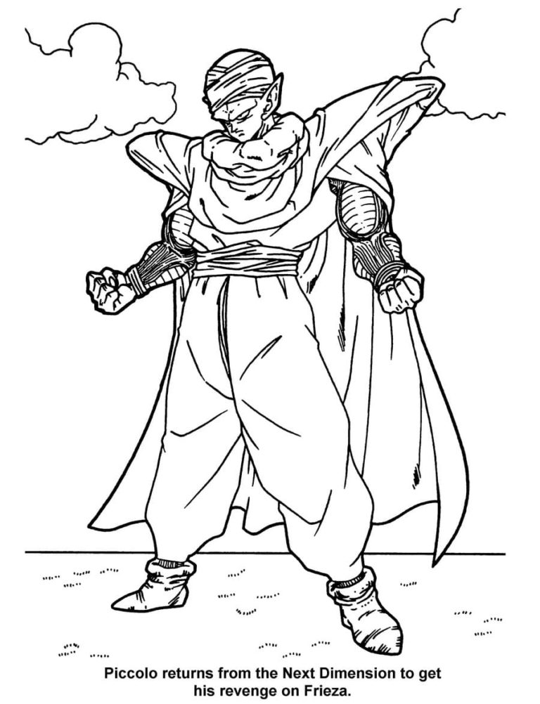 Dragon Ball Z Coloring Pages. Free printable Coloring pages