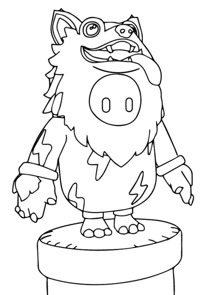 Fall Guys Coloring Pages. Print for Free