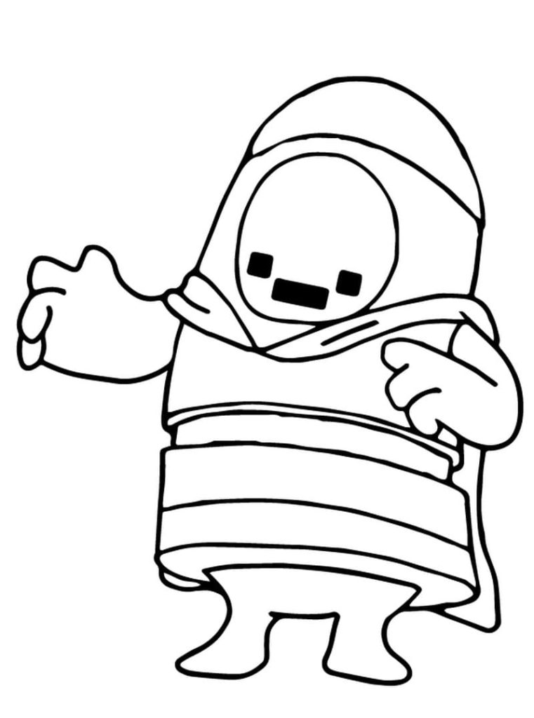 Fall Guys Coloring Pages. Print for Free