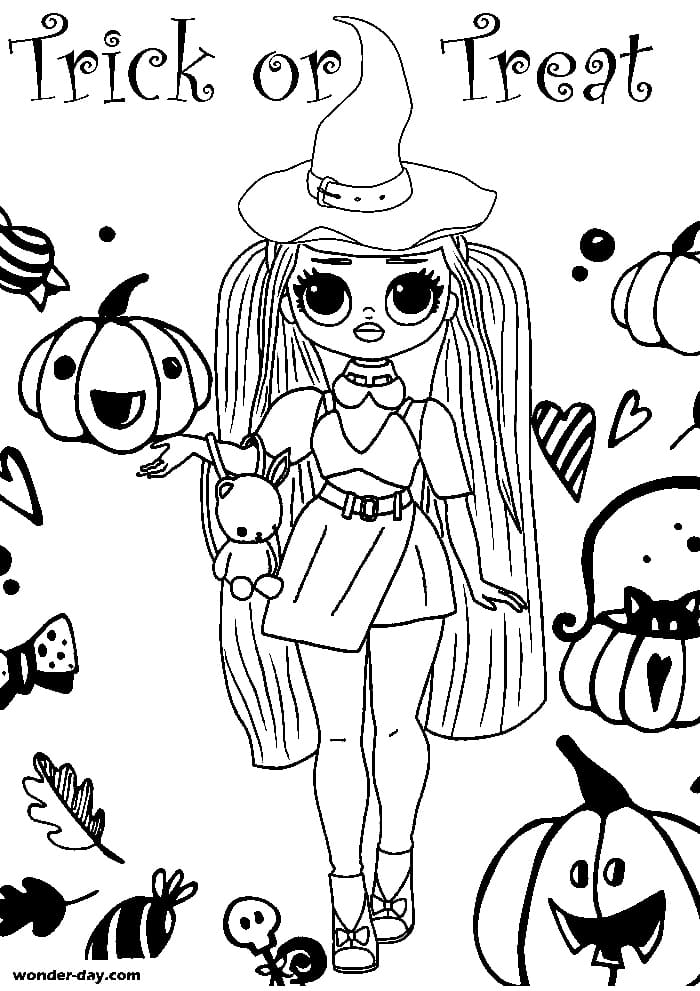 Dibujos de Halloween para colorear | WONDER DAY — Dibujos para colorear para  niños y adultos