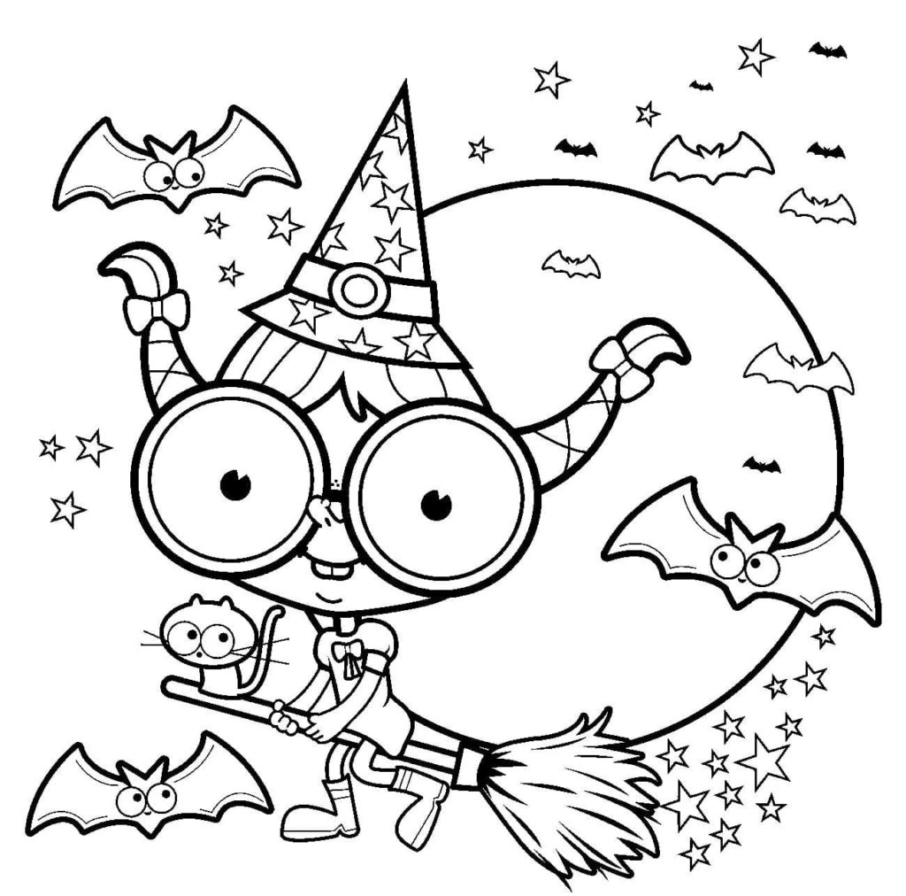 Halloween Coloring Pages. 130 Printable Coloring Pages