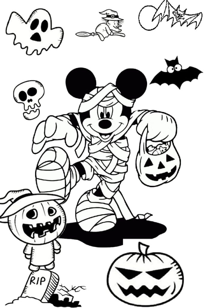 Dibujos de Halloween para colorear