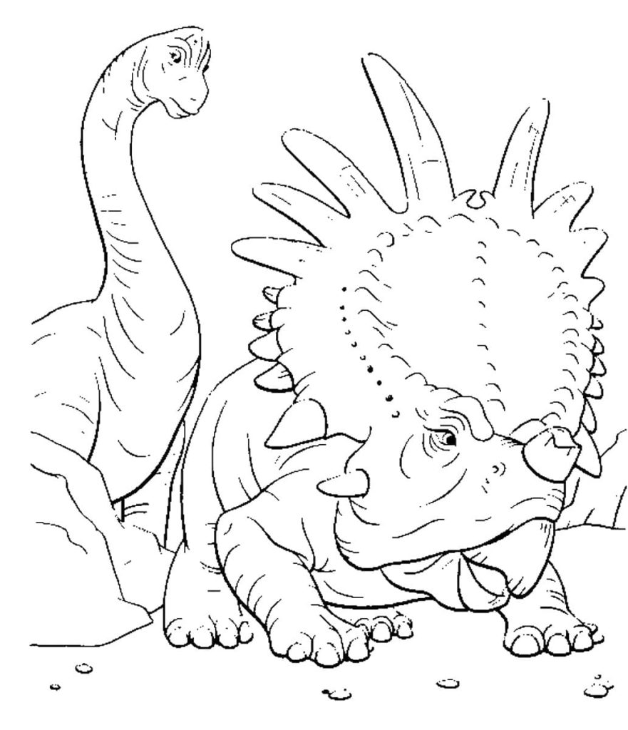 Dibujos para colorear de Jurassic Park. Imprimir gratis