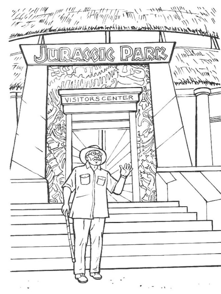 Coloriages Jurassic Park — gratuit à imprimer