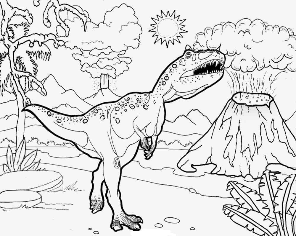 Disegni di Jurassic Park da colorare. Stampa gratuitamente