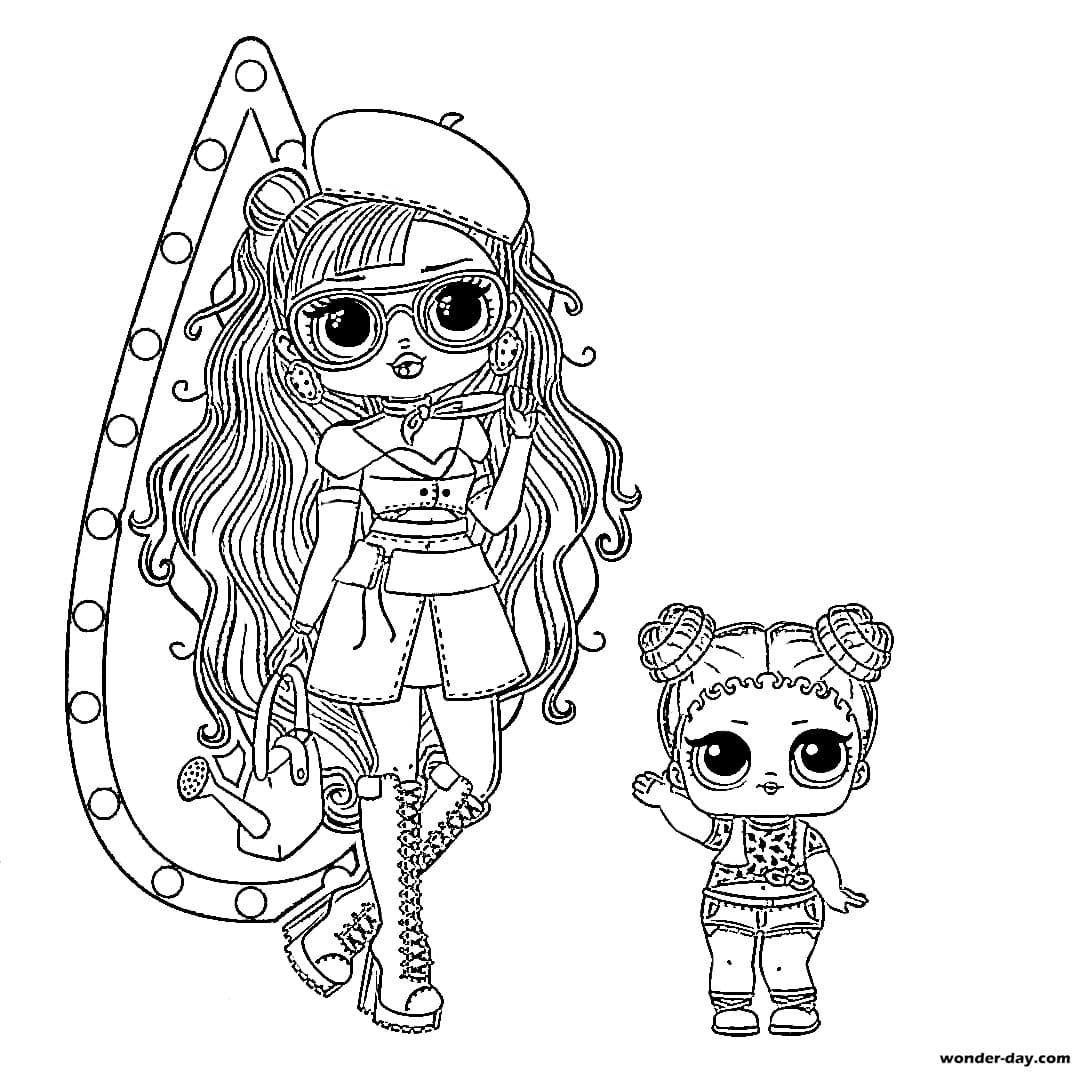Coloring Pages : Lol Dolls Coloring Pages Omg Best - Coloring Pages