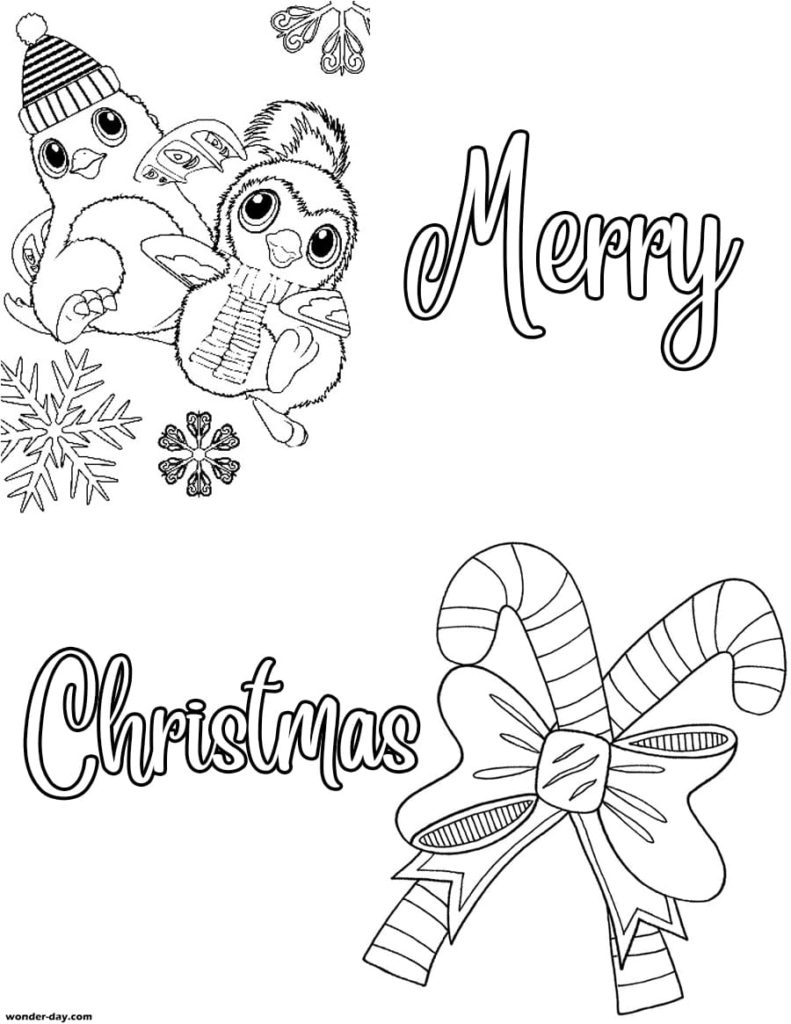 Christmas coloring pages. 200 Printable Coloring pages