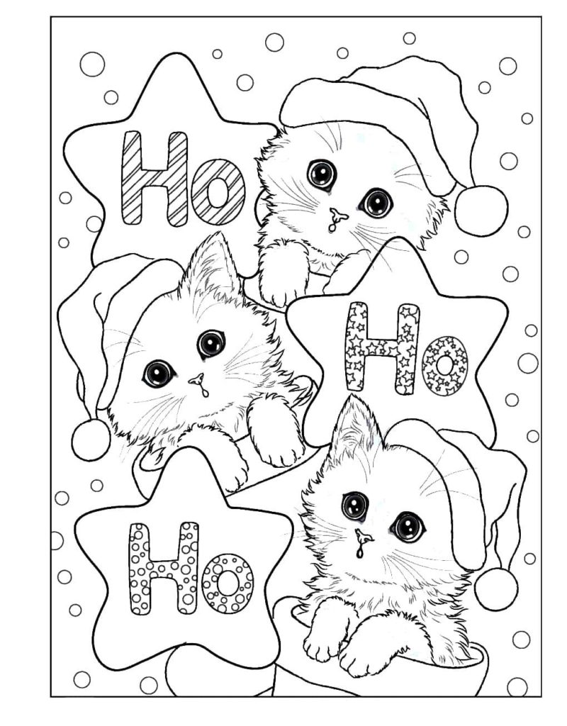 Dibujos de Navidad para colorear. Descargar e imprimir