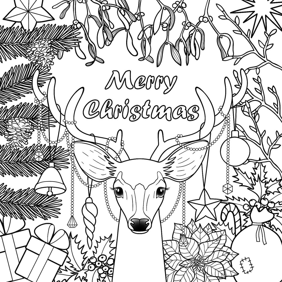 Christmas coloring pages 200 Printable Coloring pages