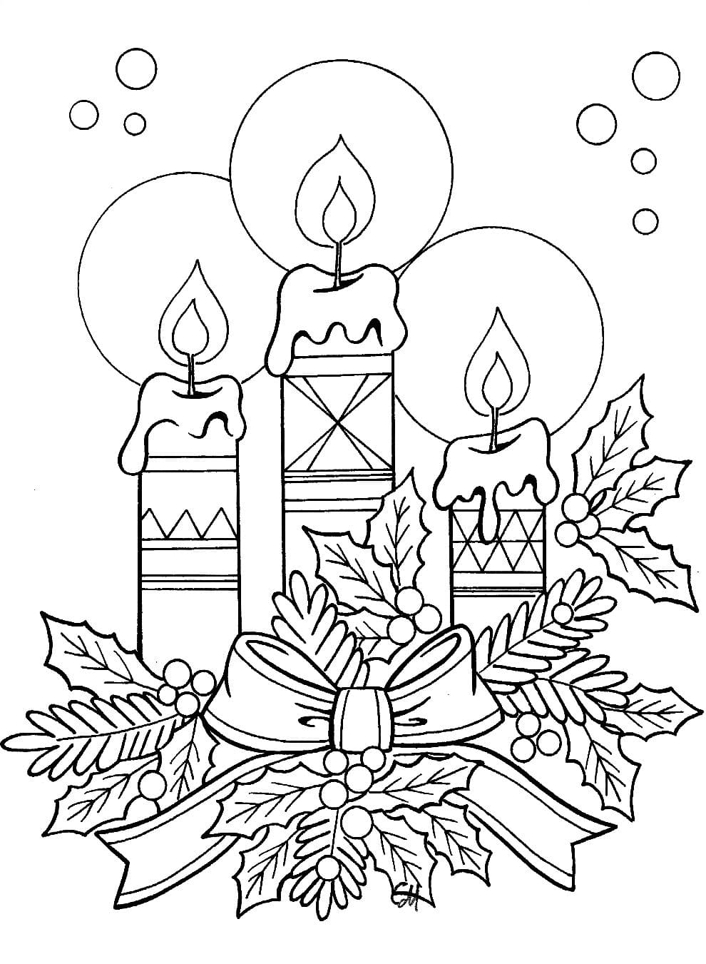 Free Printable Christmas Coloring Pages Pdf