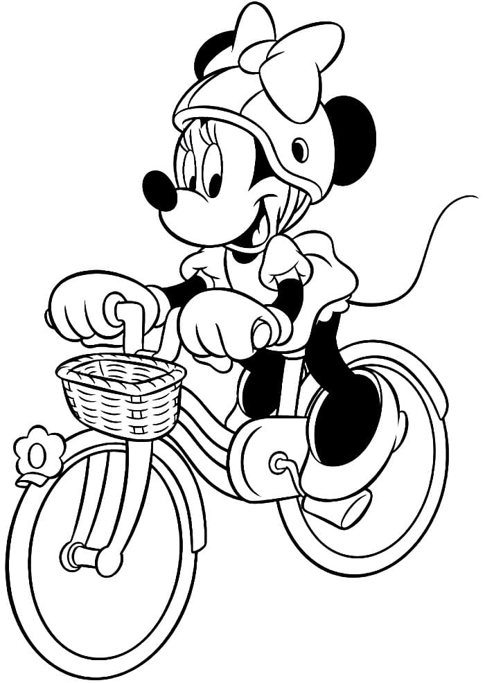 Dibujos De Minnie Mouse Para Colorear Para Ninos