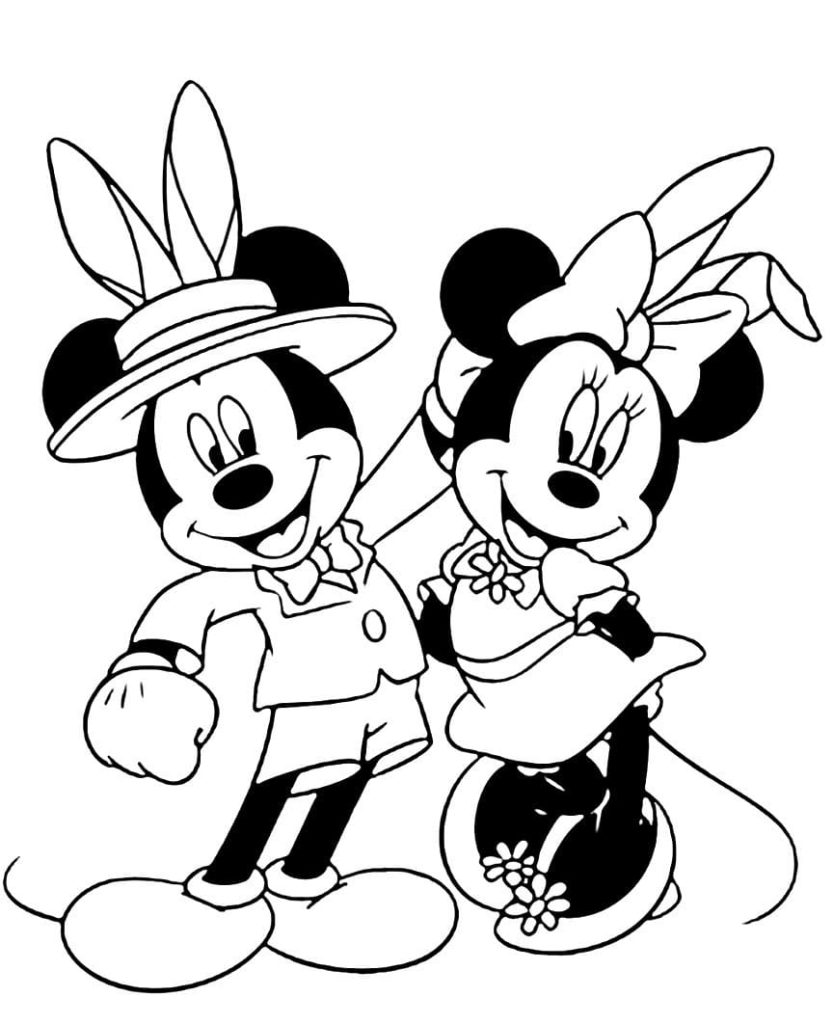 Disegni di Minnie da colorare per bambini