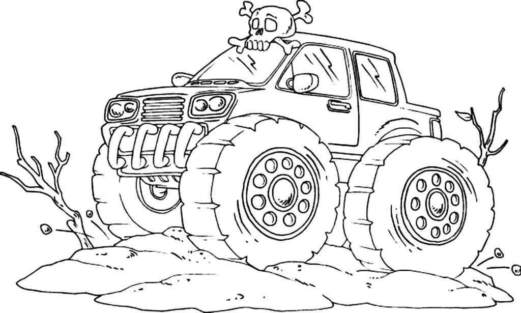 Disegni di Monster Truck da colorare. Stampa gratuitamente