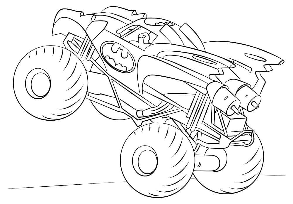 Dibujos de Monster Truck para colorear. Imprime gratis