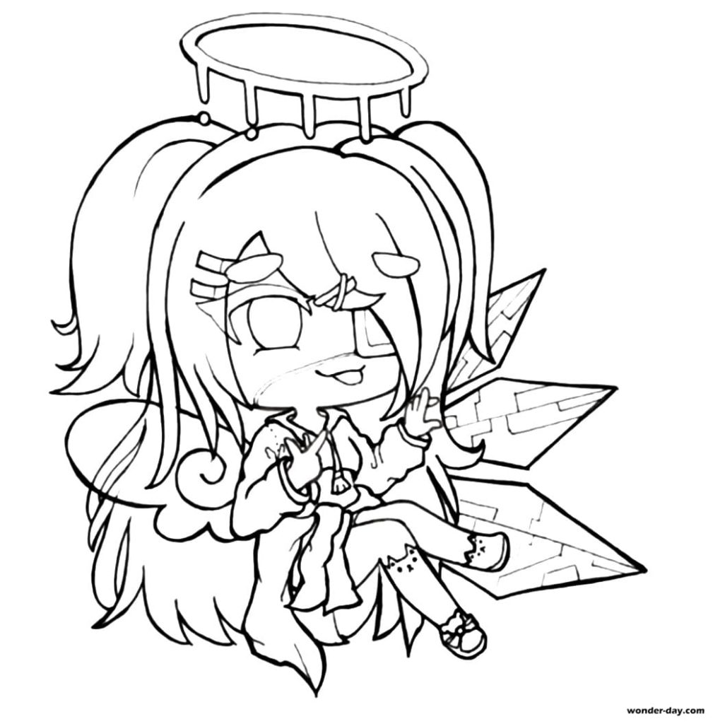 Coloring Pages Gacha Life. Print for free