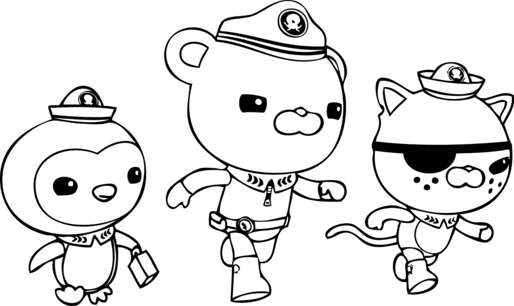 Octonauts Coloring Pages. Print free for Kids