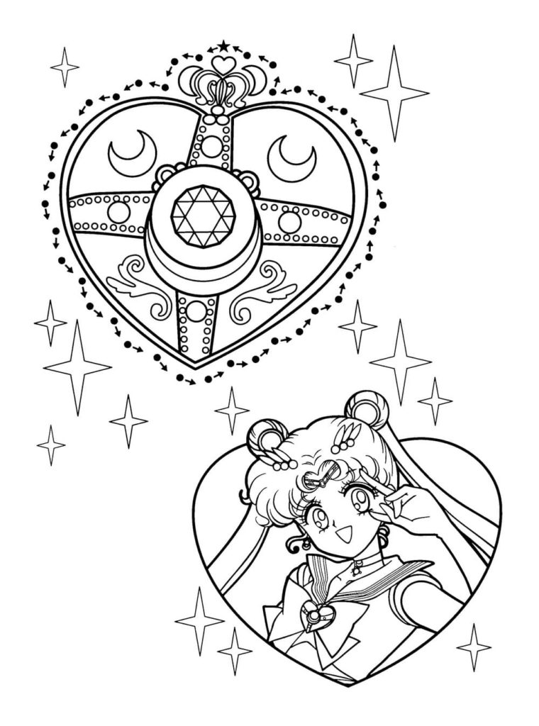 Coloriages Sailor Moon gratuitement