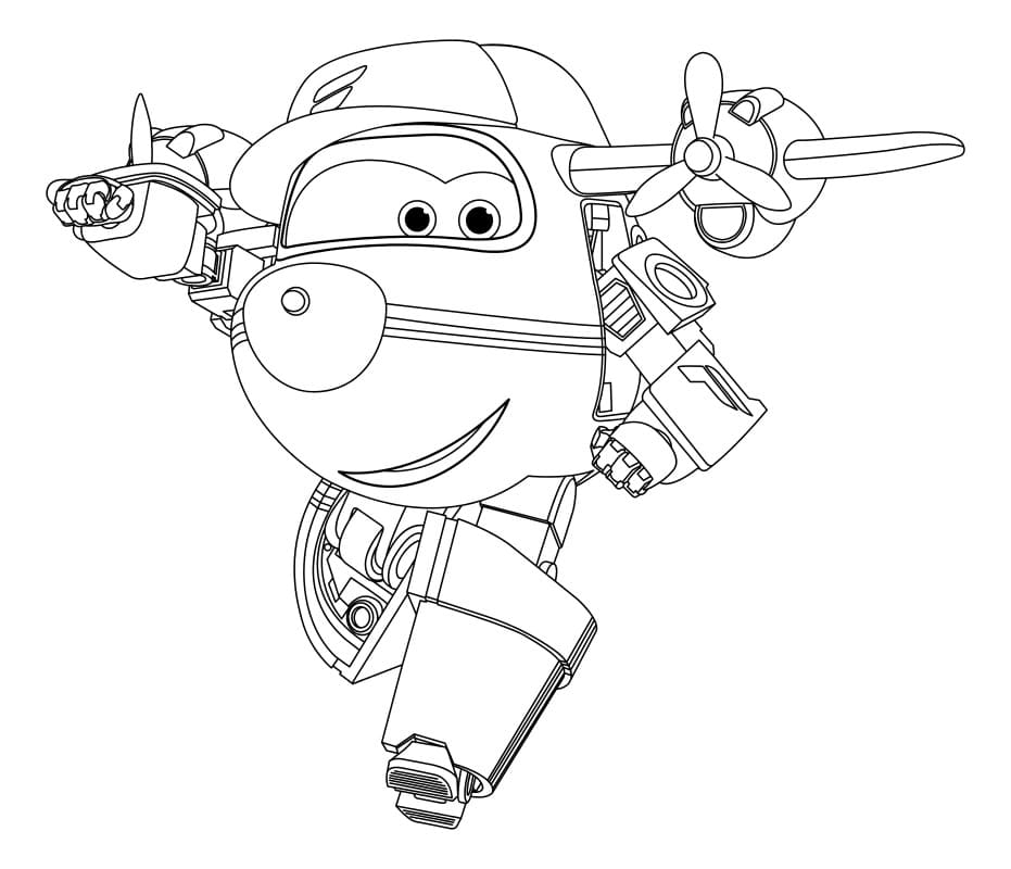 Super Wings Coloring Pages. Print for Kids