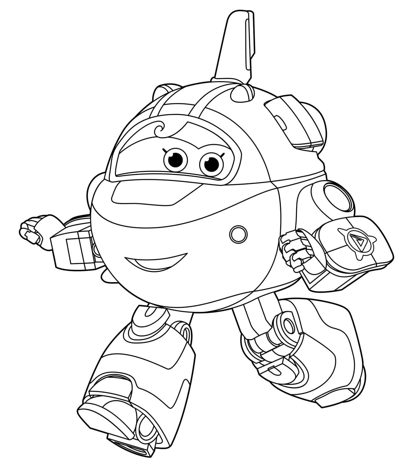 Super Wings Coloring Pages. Print for Kids | WONDER DAY