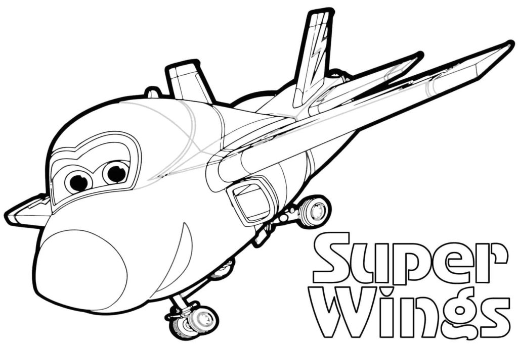 Desenhos de Super Wings para Colorir. Imprimir para crianças