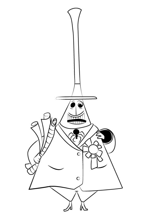 Nightmare Before Christmas Coloring Pages Download and Print