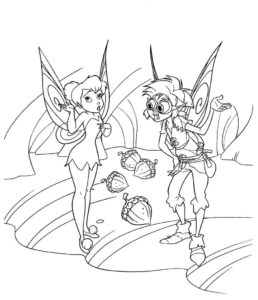 Tinkerbell coloring pages. Disney fairies for girls | WONDER DAY ...