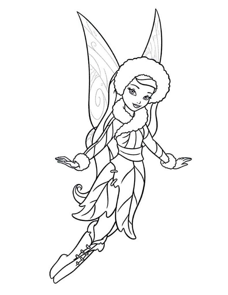 Tinkerbell coloring pages. Disney fairies for girls   WONDER DAY ...