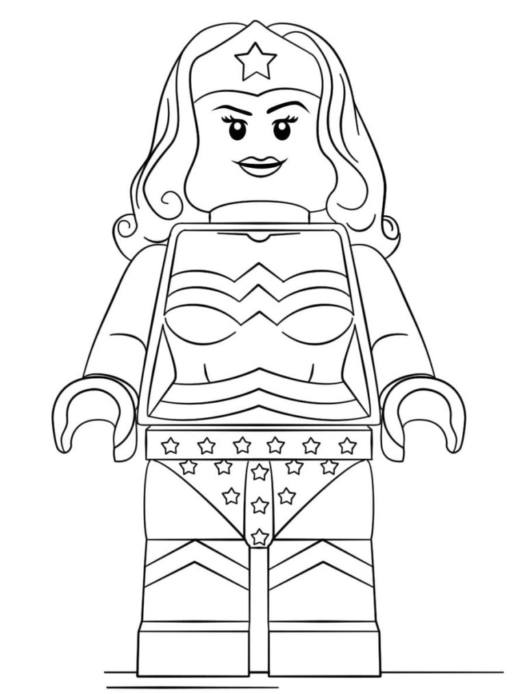 Wonder Woman coloring pages. Print superhero for free