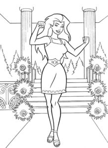 Wonder Woman coloring pages. Print superhero for free