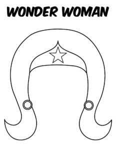 Wonder Woman coloring pages. Print superhero for free