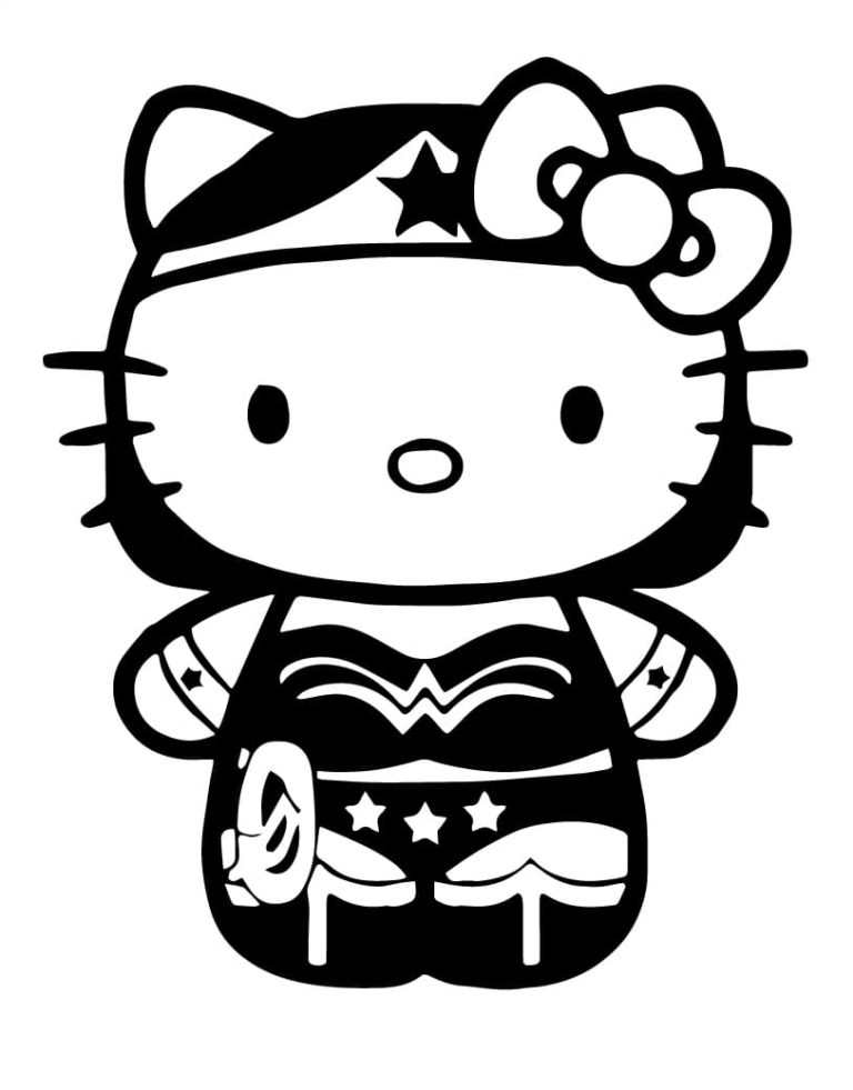 Wonder Woman Coloring Pages. Print Superhero For Free