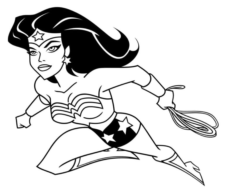 Wonder Woman coloring pages. Print superhero for free Wonder Woman coloring pages. Print superhero for free