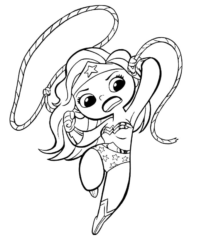 Wonder Woman coloring pages. Print superhero for free
