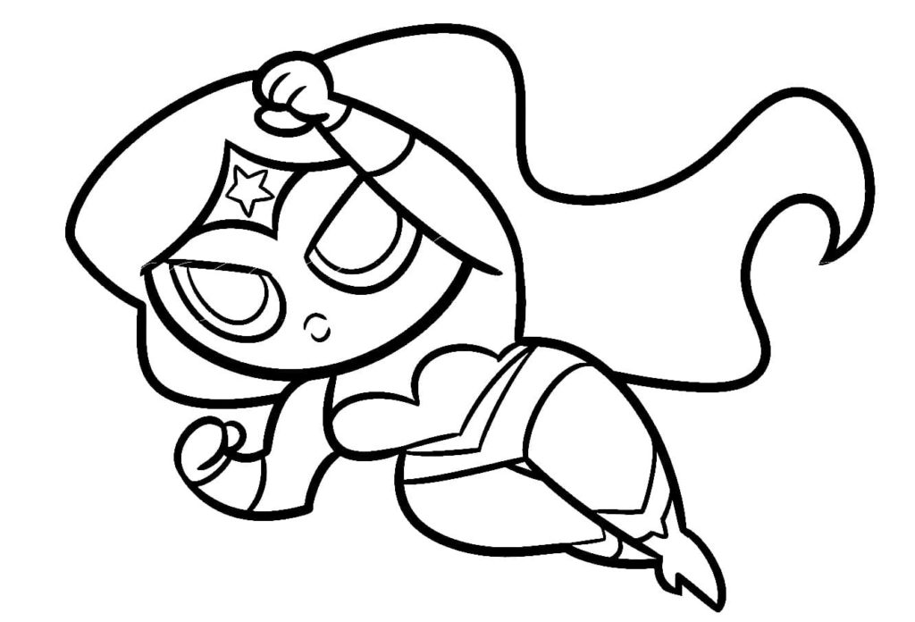 Wonder Woman coloring pages. Print superhero for free