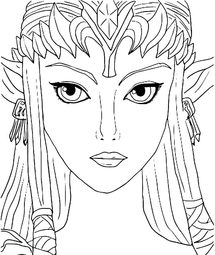 Desenhos do The Legend of Zelda para colorir