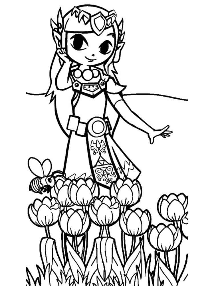 The Legend of Zelda Coloring Pages for free printable