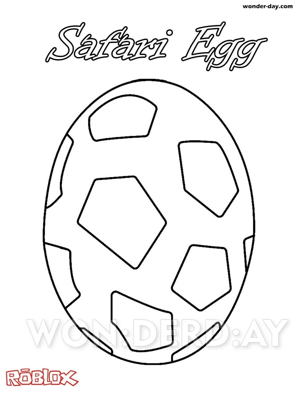 Adopt Me Coloring Pages Wonder Day Com - line egg roblox