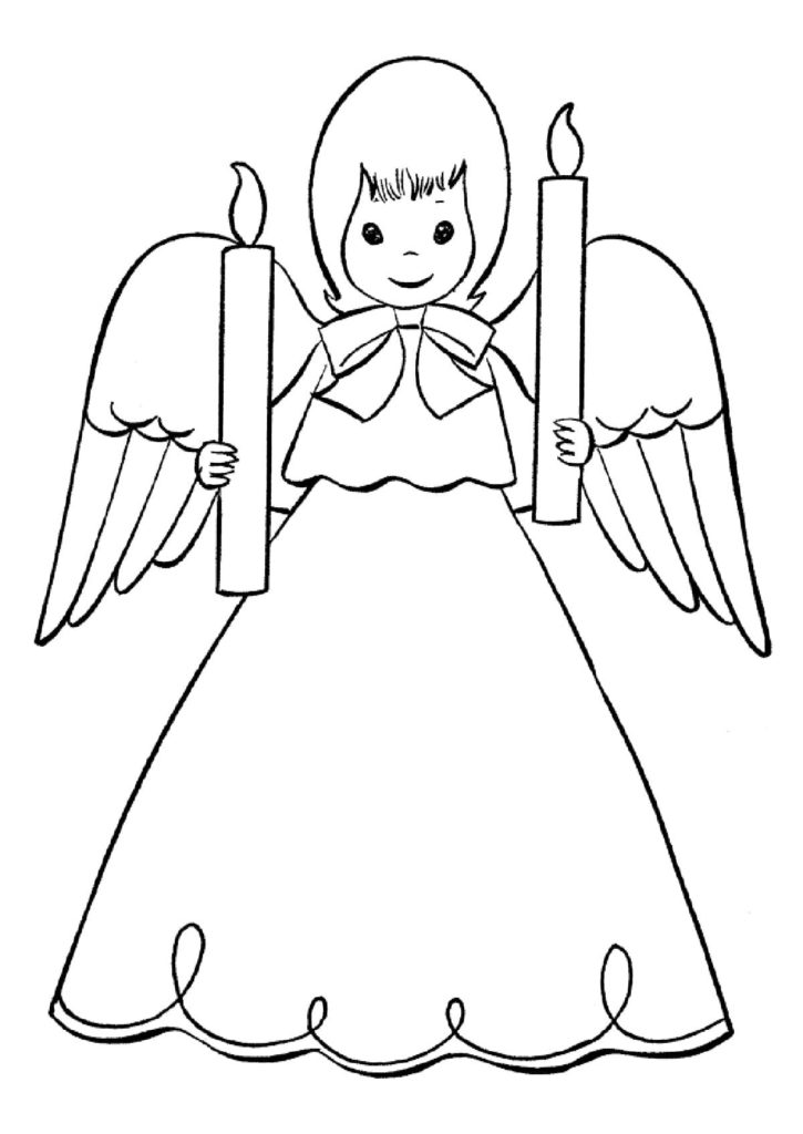 Angels Coloring Pages Download And Print For Free