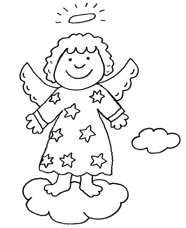 Angels Coloring Pages. Download and print for free