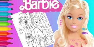 120 Desenhos do Barbie para colorir