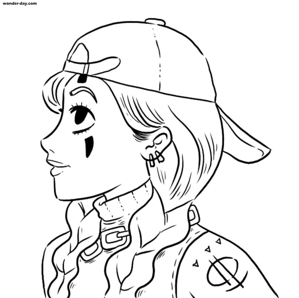 Desenhos para colorir Fortnite. Imprimir e Pintar