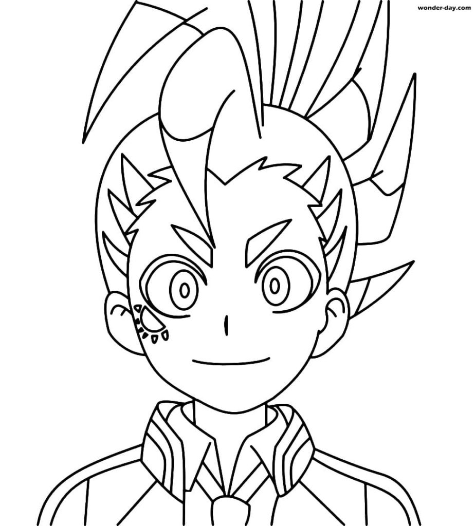 Desenhos do Beyblade para Colorir