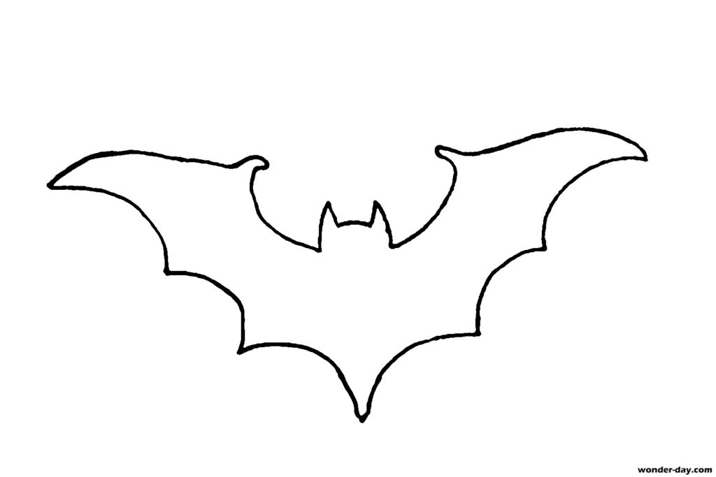 How to draw a Bat. 12 Drawing Lesson Step by Step