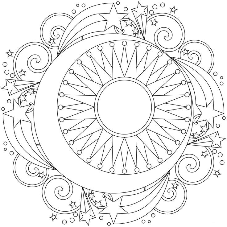 Disegni di Mandala da colorare. Stampa gratuitamente